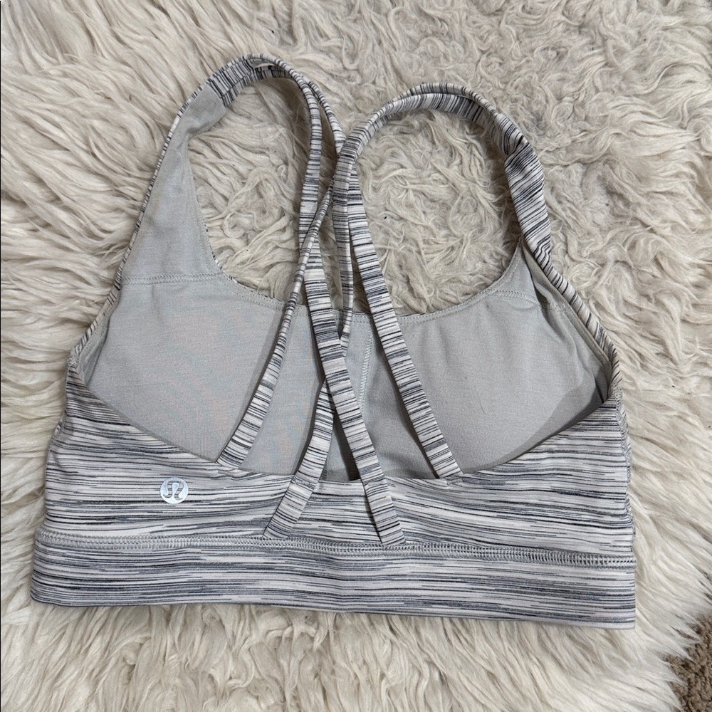 Lululemon Energy Bra Medium Support,
B-D Cup Space Dye Camo White Silver Spoon 4 - Picture 3 of 5